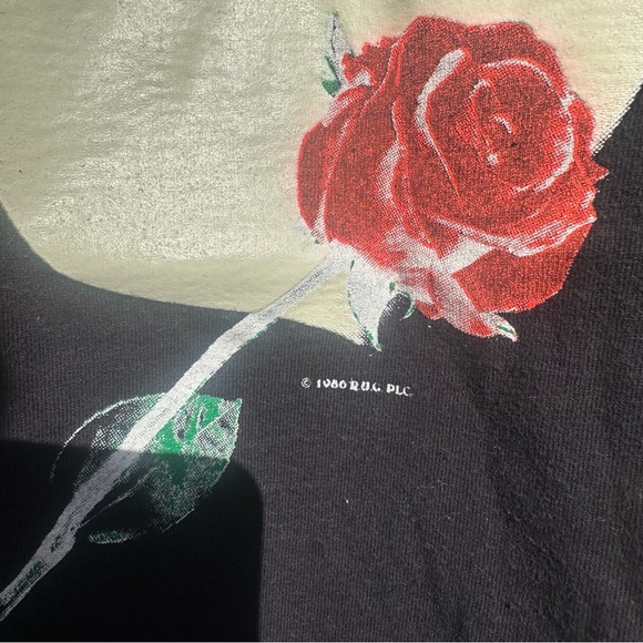 Vintage Phantom of the Opera Shirt Size XL Black Faded Musical Kanye Tee 1986 - Picture 5 of 5